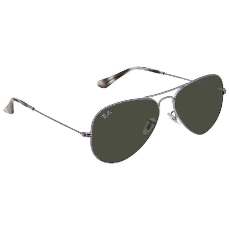Ray Ban Green Aviator Sunglasses RB3025 919031 58